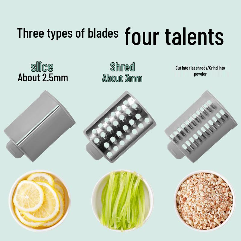 Multifunctional Hand-Cranked Vegetable Slicer & Grater 2025 Model