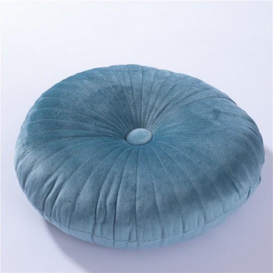Throw Pillow Breathable Non-fading Soft Comfortable Nordic Style Short Velvet Pumpkin Cushion