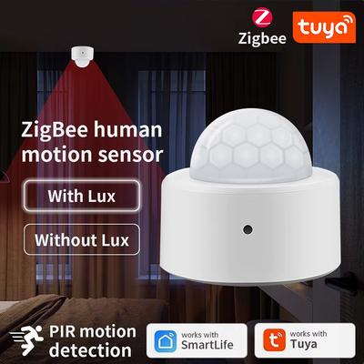 Tuya ZigBee PIR Motion Sensor Infrared Human Body Detector with APP Remote Control Alarm for Home Security Works with Alexa Smart Life