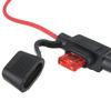 Waterproof Car Fuse Holder 3A Purple Small 16 Wire 20cm 10A Red Medium 18 Wire 30cm Waterproof Car Plug-in Straight Fuse Holder