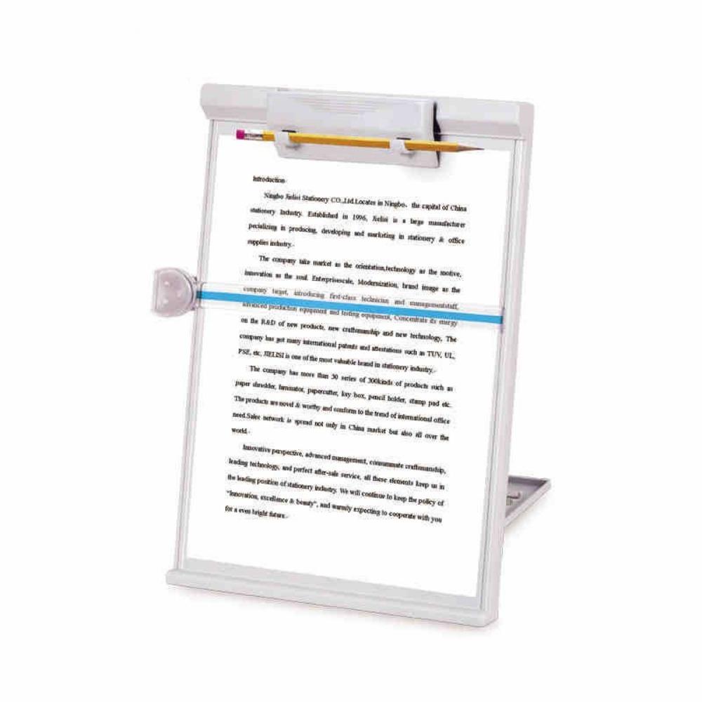 Folding Reading Holder Plastic Reading Stand Desktop Document Holder  For Office/School/Home