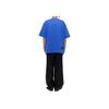 We11done Logo Round Neck Short Sleeve T-Shirt Unisex Tops Blue WD-TP5-19-920-BL