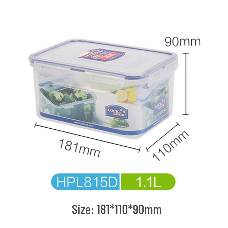 LocknLock Sealed Plastic Food Container with Lunch Bag