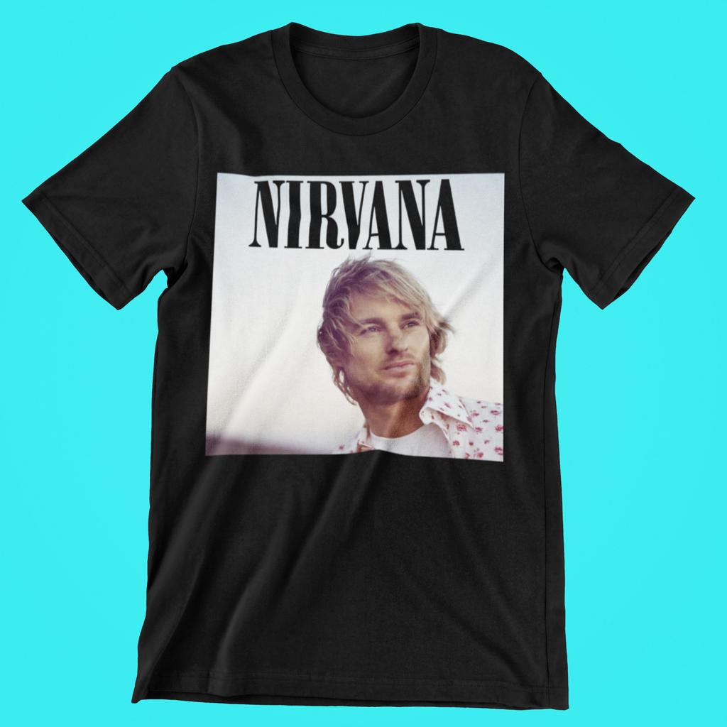 26 Nirvana Owen Wilson Assomiglia a Kurt Cobain Rock Alternativo Anni '90 Maglietta Premium Maglietta Unisex
