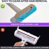 Pet Hair Remover Detachable Brush With Long Handle Multifunctional Cleaning Brush For Family Friends Carpet Bed Chair Car