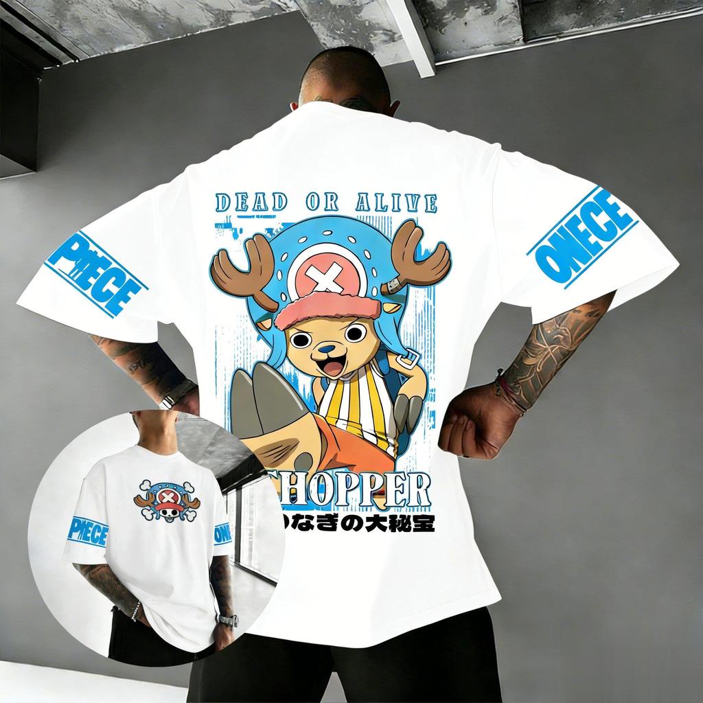 Unisex Chopper Graphic T Shirt Men Women 2026 Summer Cotton Short Sleeve Tee Cartoon Streetwear Loose Casual Top