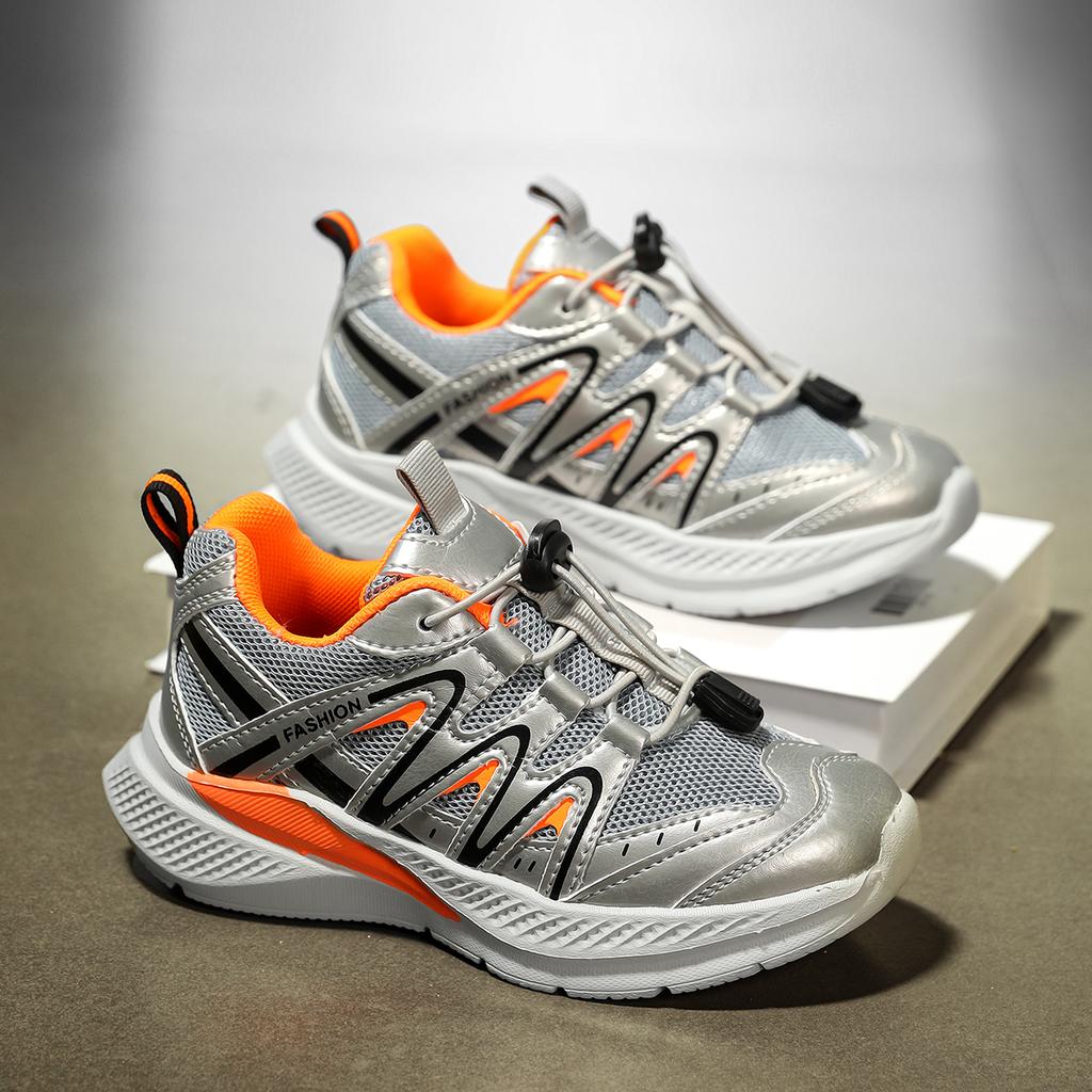 Kids Breathable Mesh Sport Sneakers Casual Running Shoes for School Walking Travel Play Everyday Footwear Sizes 28-39