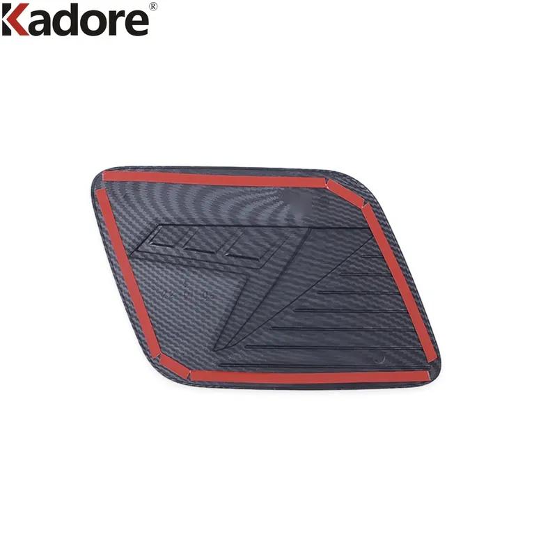 Car Gas Fuel Tank Cover Trim For Kia Niro 2024 2025 Carbon Fiber Car Oil Filler Cap Frame Cover Overlay Accessories