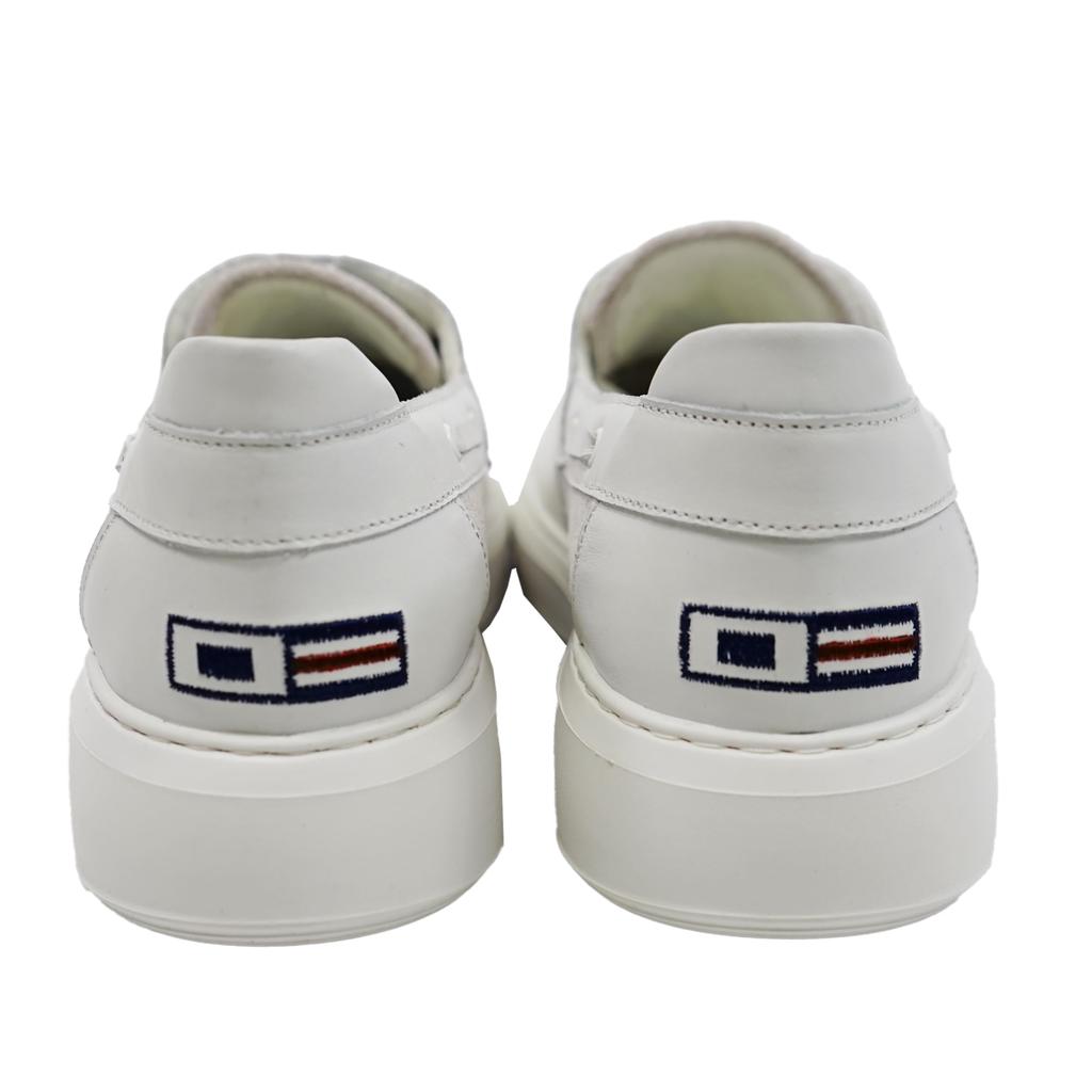 Deck Casual Thick Cowhide Embroidered 2517640091025 [Sinacoba] Men's Sneakers, Shoes, Shoes, Sole, Leather, Logo,