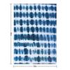 Shibori Indigo Stipes Throw Blanket For Baby Decorative Beds Travel Personalized Gift Blankets