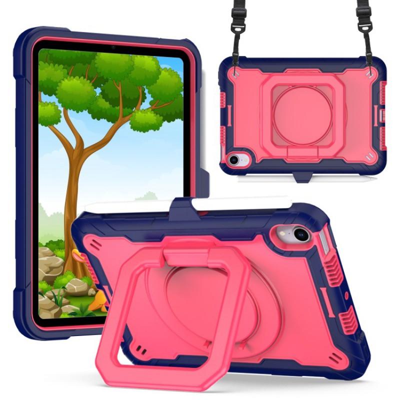 IPad Mini 6 Case With Wrist Band Stand Protective Tablet Cover