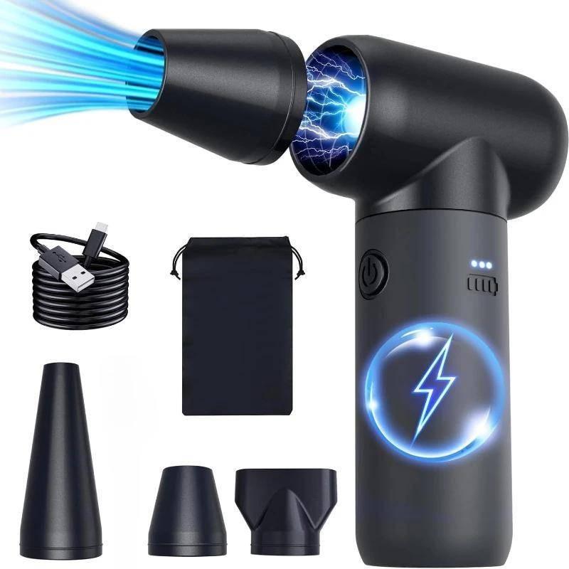 180,000RPM Powerful Turbo Jet Fan Mini Portable High Speed Electric Blower Outdoor Handheld Car Vacuum Cleaner