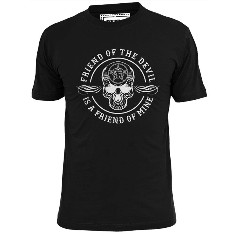 Mens Friend Of The Devil Is A Friend Of Mine T shirt Hendrix Morrison Stones S