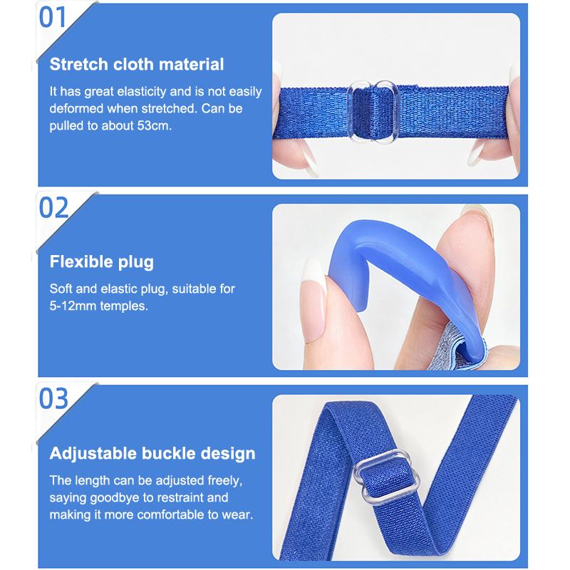 Eyeglass Anti-Loss Lanyard Sports Glasses Elastic Rope Chain For Kids Adult Glasses Elasticity Strap Retainer Cord Holder