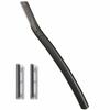 Kazakiri SilkEdge Facial Razor for Eyebrows and Peach with Safety 2 Replacement Blades for Hair and Suitable for Sensitive Smooth Matte Black Fuzz,