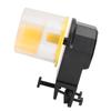 Automatic Fish Feeder Large Capacity Intelligent Adjustable Auto Fish Food Timer Dispenser for Vacation Weekend Yellow