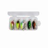 5PCS 3.8g Weight Crankbait Fishing Lure Wobbler Action Artificial Minnow Lure Freshwater Fishing