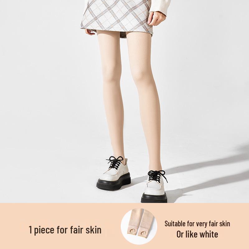 Women's Nude Pantyhose Plus Velvet Thick & Thin Leggings for Autumn/Winter