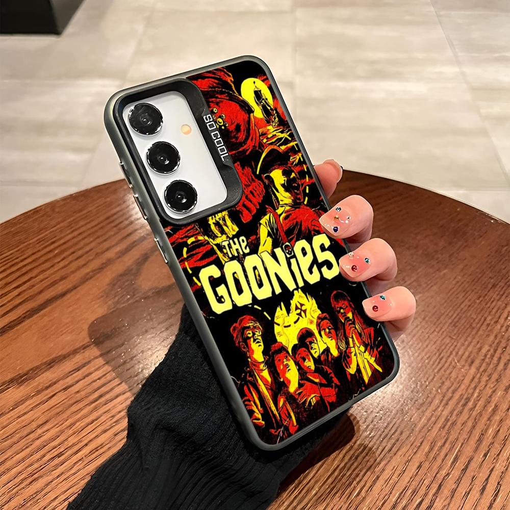 The Goonies Phone Case For Samsung Galaxy S24 S23 S22 S21 S20 Note20 Ultra Plus Fe colored silver Cover