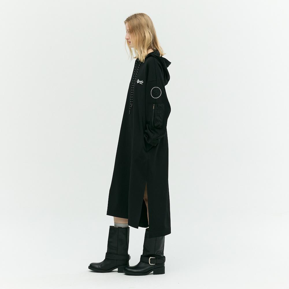 Ibiem Casual Hooded Long Dress Emp9Wop060