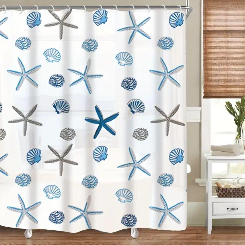 Patterned Bathroom Curtains, Shower Curtains, Bathroom Partition Curtains, Bathroom Decorative Accessories