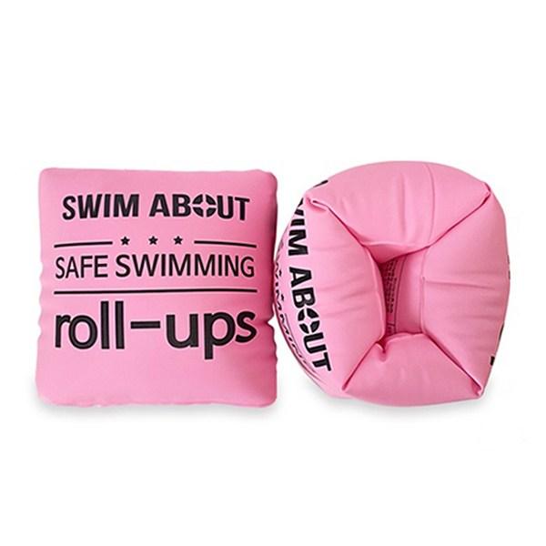 

Сворачивающиеся кольца Swimabout, розовые, 2 шт., корейские водные развлечения