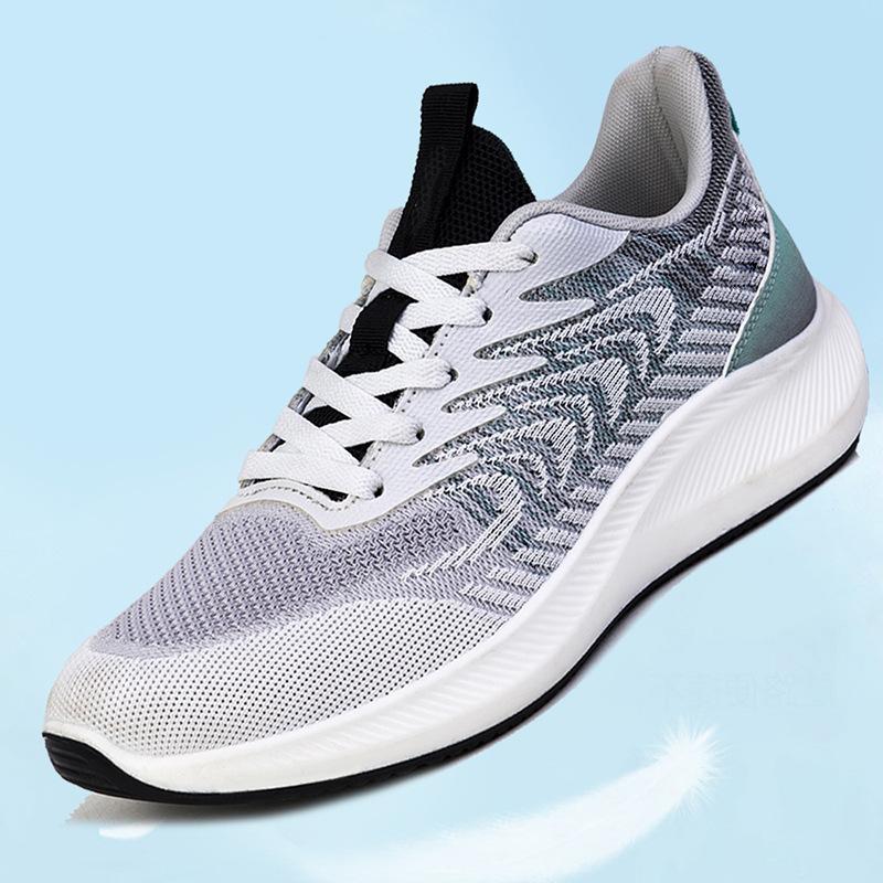 Spring and Autumn New Men's Shoes Comfortable Breathable Flying Cute Casual Fashion Wear-resistant Running Shoes Sports and Casual Shoes