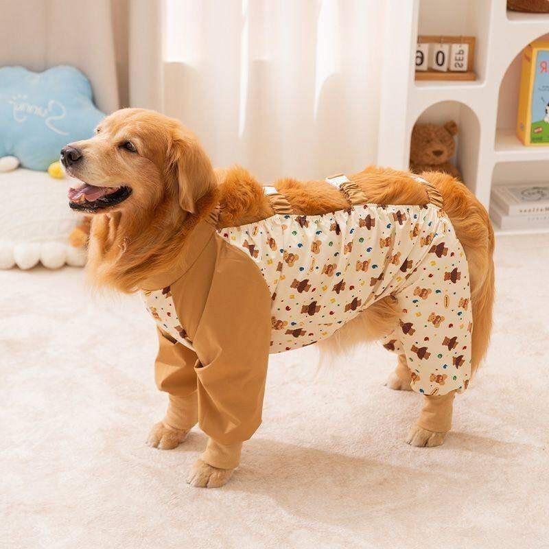 4-Leg Dog Protective Pants Anti-Dust Insect-Repellent Lightweight Leg Cover Outdoor Walks Fall Winter