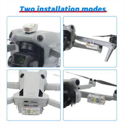 Mini Drone Lamp for Night Flight Anti-Collision Lighting LED Light Strobe Light Drone Accessories with 9 Modes