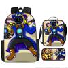 Zaino Spoof Skibidi Toilet Man Zaino Scuola Elementare Borsa Astuccio