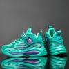 Boys' sports shoes fly mesh breathable lace-up lightweight soft sole comfortable wear-resistant basketball shoes for men