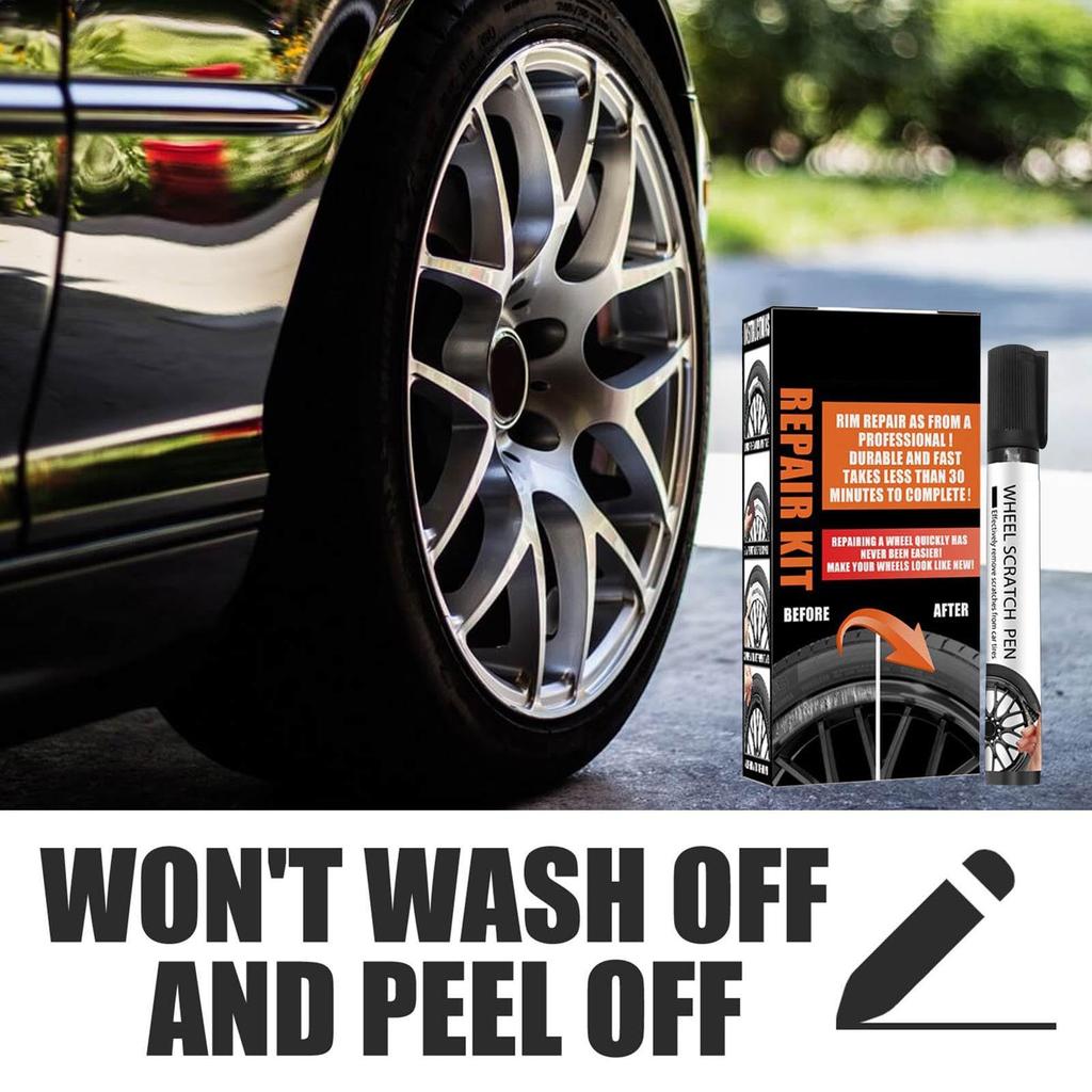 Wheel Repair Pen Touch Up Pen, Car Wheel Rim Repair, Car Scratch