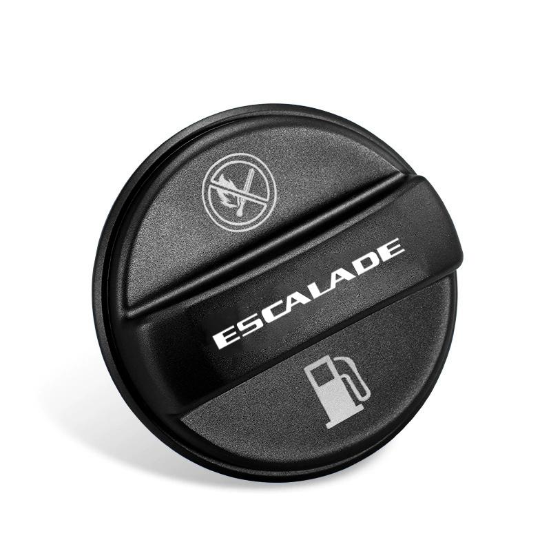 Aluminum Alloy Fuel Tank Cap Cover Decorative Shell For Cadillac ESCCALADE Logo Exterior Car Styling Modification Accessories