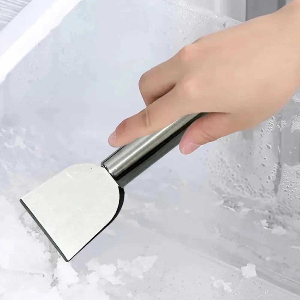 Kitchen, bathroom and household use, multi-functional cleaning scraper, durable metal stainless steel glue remover 1 pc