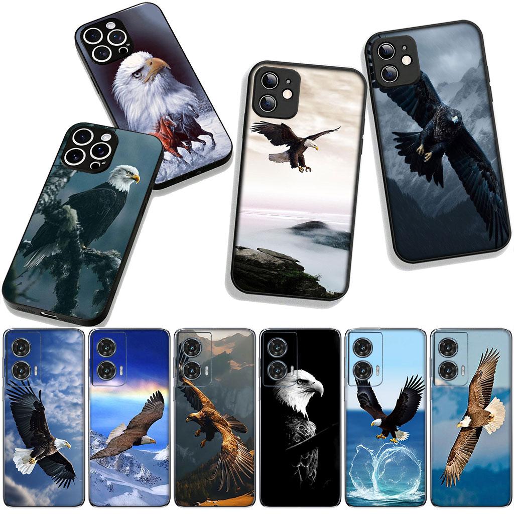 Cover for Samsung Galaxy A25 A37 A57 A12 A14 A31 A41 A50 A51 A70 A71 A72 A21S A04 M15 Note 20 9 8 10 Phone Case Bald Eagle Cute