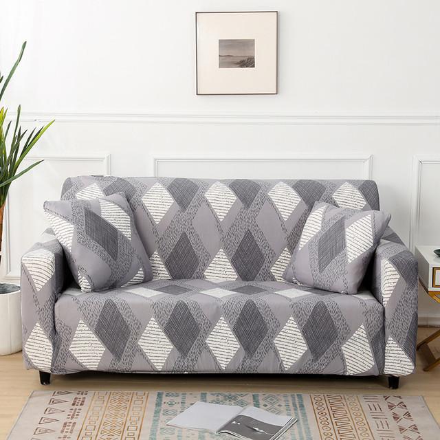 Oturma Odası İçin Streç Kanepe Kılıfları Polyester Kanepe Örtüsü Koltuk Örtüsü Koltuk Örtüsü Mobilya Koruyucu
