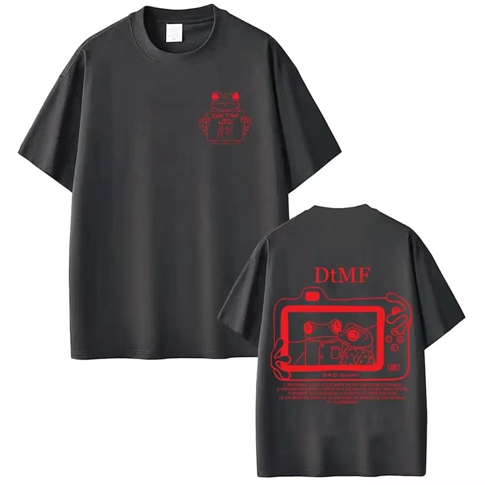Summer New Bad Bunny Tour 2026 Debi Tirar Mas Photography DTMF Tshirt Unisexs Tshirt Retro Fashion Printed Pattern Tshirt