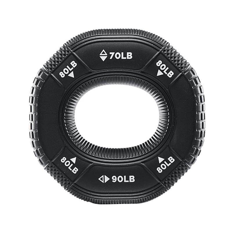 Silicone Adjustable 20-90LB Hand Grip Arm Strength Exercise Gripping Ring Fitness Gym Finger Forearm Trainer Carpal Expander