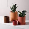 Nordic Ceramic Planter with Saucer