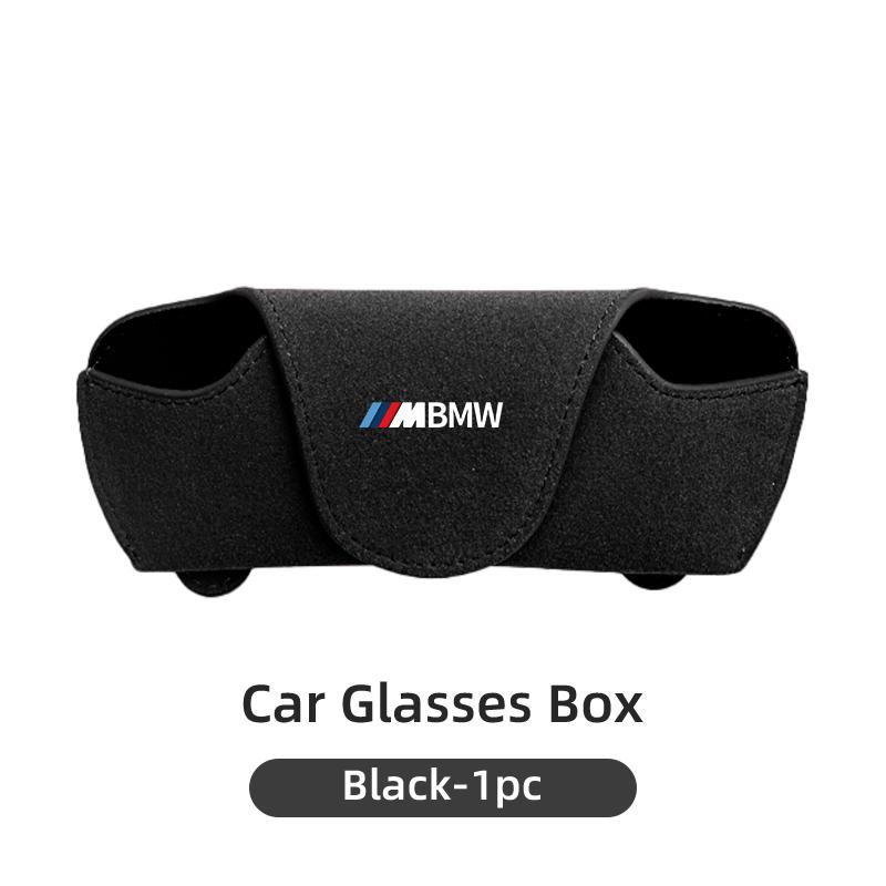 

2025 Hot Car Visor Glasses Holder Clip Sunglasses Storage Case Accessories For BMW Performance X1 X3 X5 E39 E46 E90 F20 E60 F30