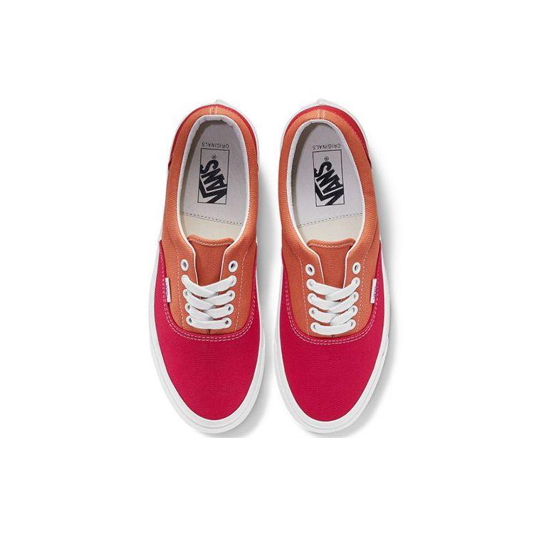 Vans Og Lx Fashion Lightweight Low-Top Skate Shoes Unisex Sneakers Orange Red VN0A4BVAVYV