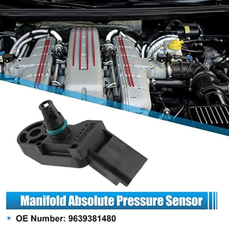 9639381480 Manifold Absolute Pressure MAP Sensor For Peugeot 106 207 807 Citroen C2 C4 Fiat 1920AJ 467680 0261230043 DC00467680