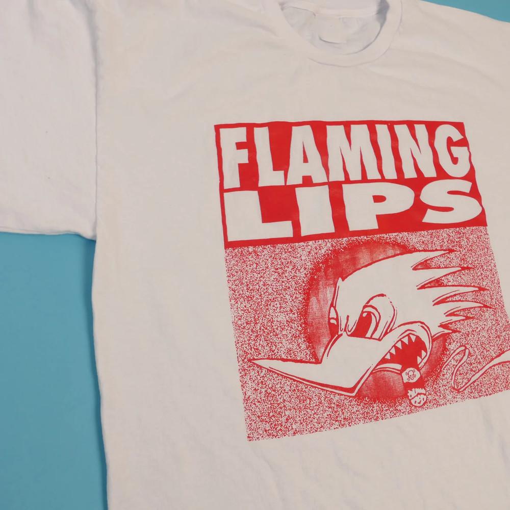 the Flaming Lips Band Cotton Gift For Fans to 5XL White T-shirt Unisex T-Shirt M