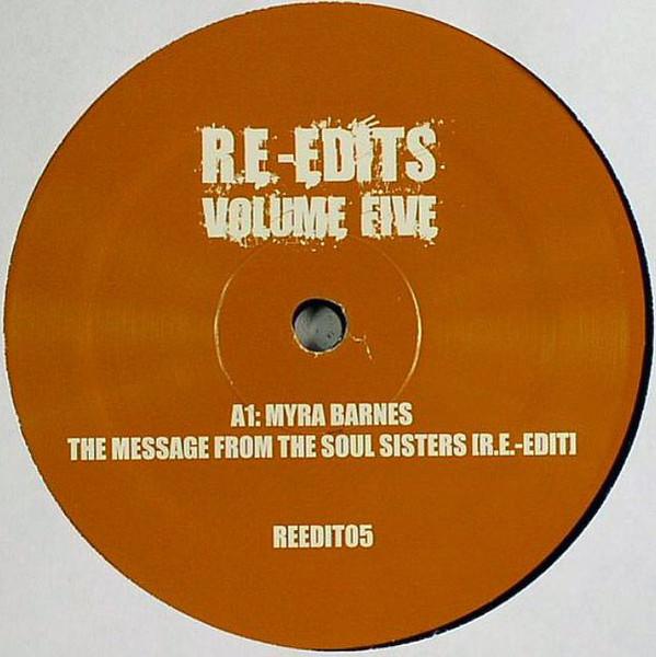 

12inch Record VARIOUS R.E.Edits Volume Five REEDIT05 R.E.Edits 2006 US SoulFunk Used
