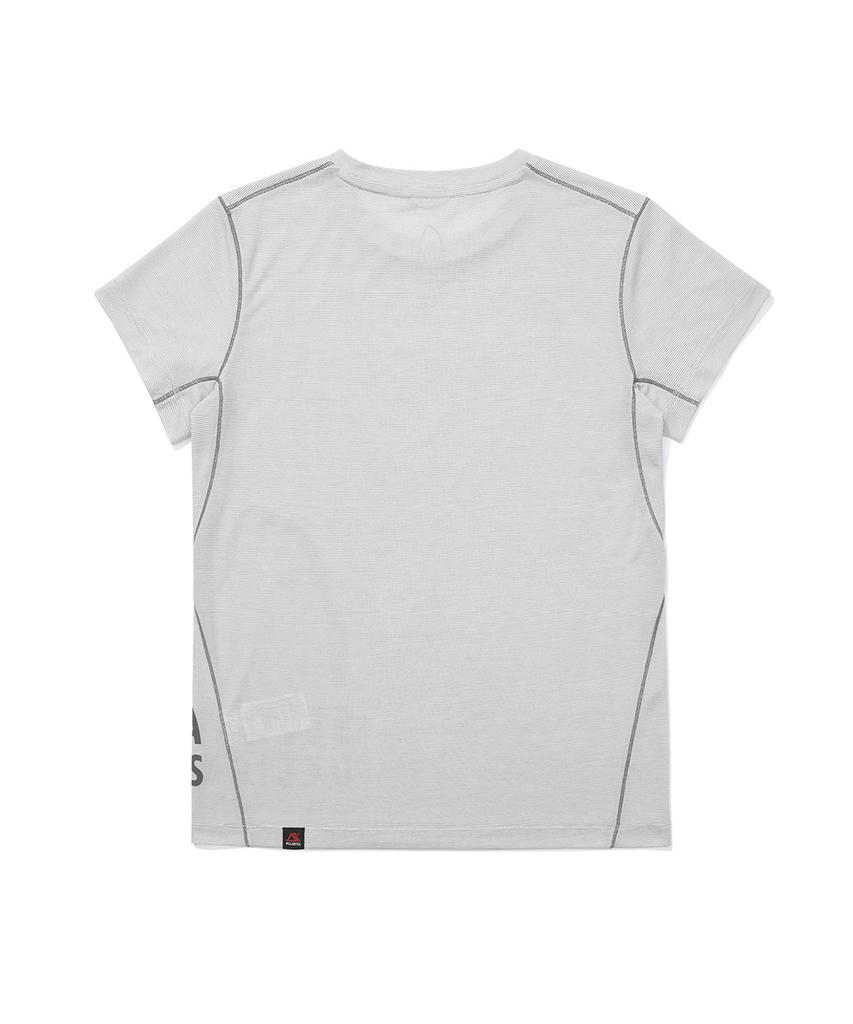 SIERRA DESIGNS W) Serac Polartec Delta Half Dome Short Sleeve T-Shirt Natural Gray