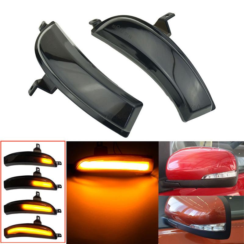 Dynamic LED Turn Signal Lights Flowing Rearview Mirror Indicator Lamp For Renault Koleos HY 2011 2012 2013 2014 2015 2016 2017
