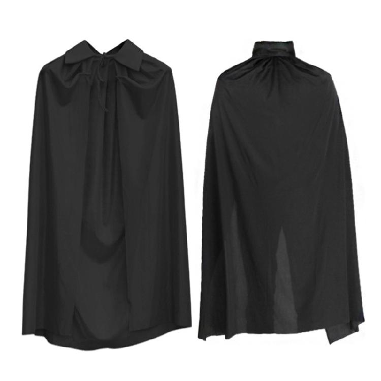 Halloween Vampires Witch Cape with Hood Black Hooded Cape Cloak Witch Wizard Costume Wizard Robe for Adult Kids Unisex