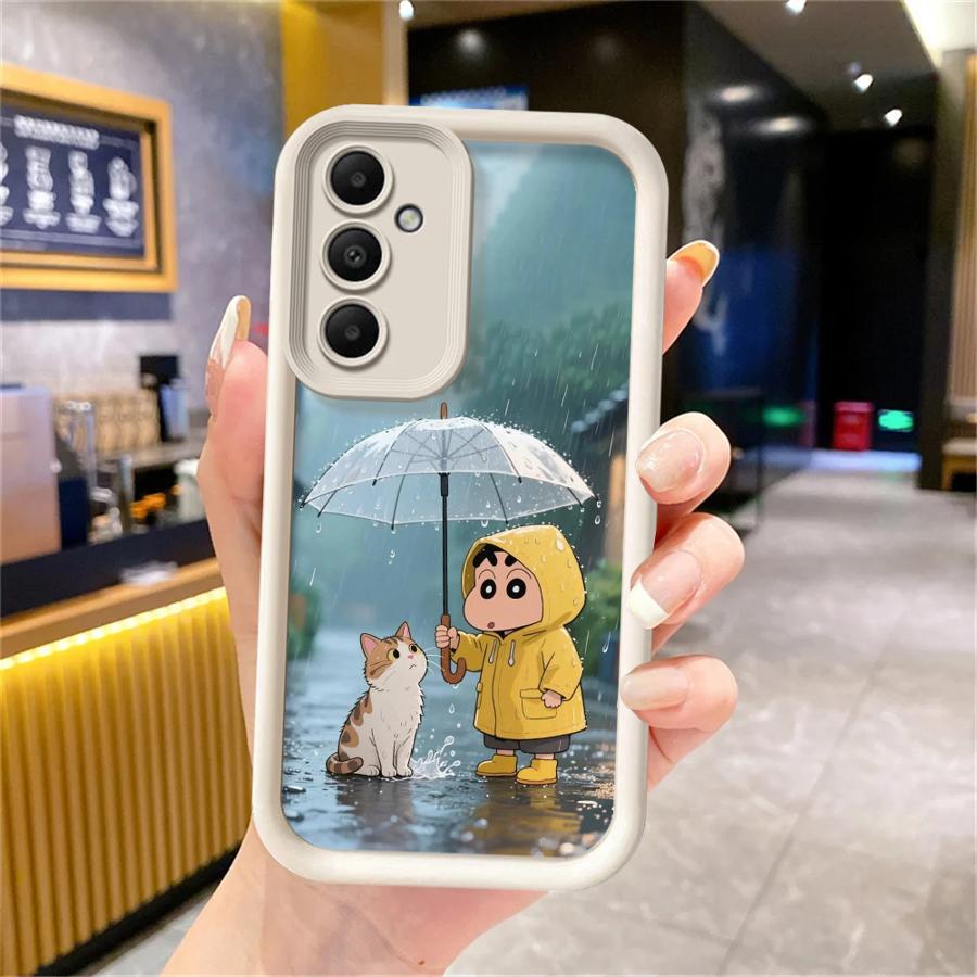 Case for Samsung Galaxy A16 A23 A53 A54 A35 A36 A12 A13 A71 A72 A51 A73 A56 A26 A32 A34 A15 Phone Cover Cool Cra-Yons Cute ShinS