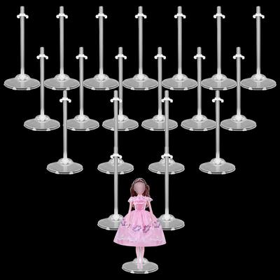 10 pezzi di supporto per modello di giocattoli, supporto per espositore per bambole, modello di manichino Barbie Prop Up