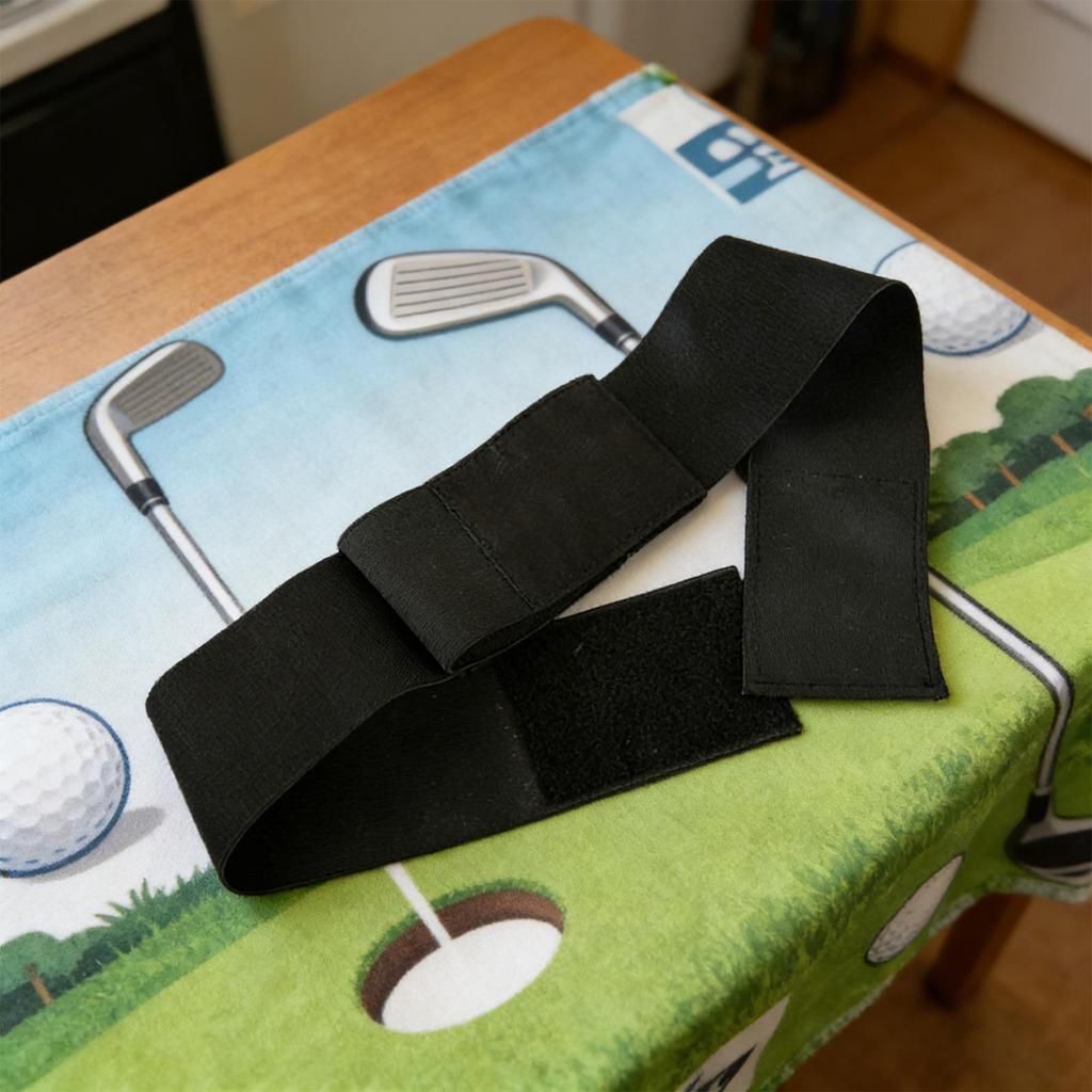 Hot Sale1Pc Golf Swing Training Aids Swing Arm Strap Double Ring Golf Swing Trainer Beginners PostureCorrector Golf Swing Strap